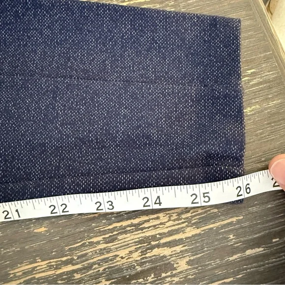 Old Navy Blue Denim Color Stevie High Rise Leggings Bundle of 2 Women Size M - Picture 9 of 11